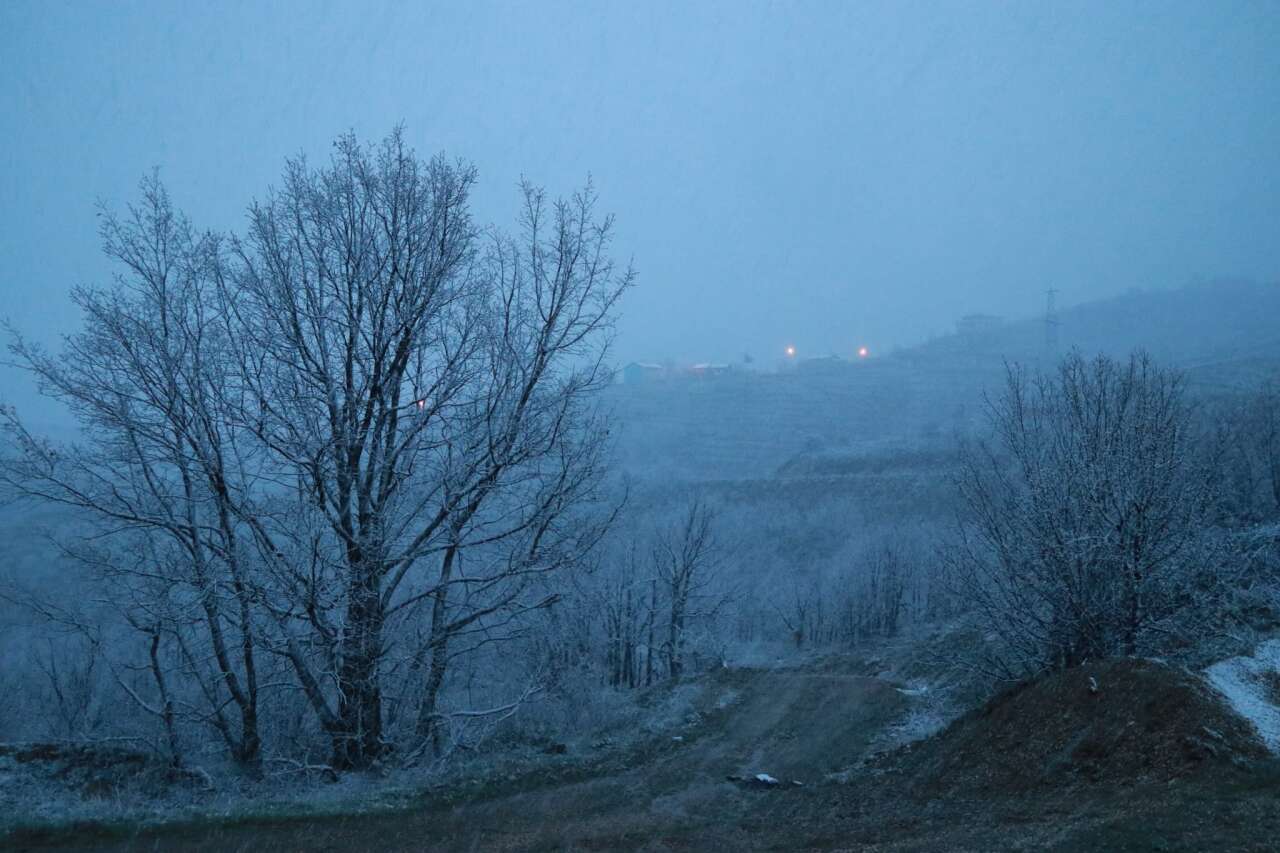 Konya’da bahar ortasında kışın beyaza bürüdüğü bir ilçe daha var 15
